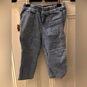 Baby Boden Blue Striped Casual Pants